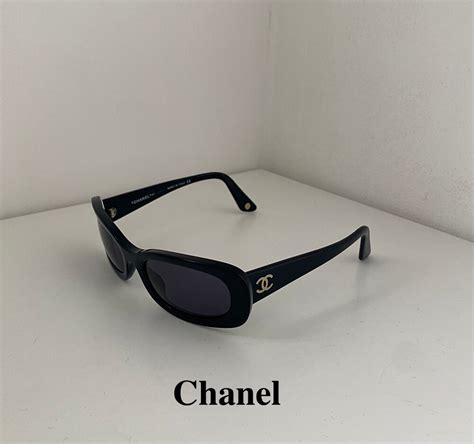 chanel black & white vintage 1990 sunglasses|Chanel black crossbody.